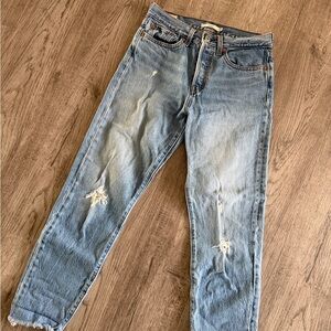 Levi's Light Blue Ankle & Cropped Jeans